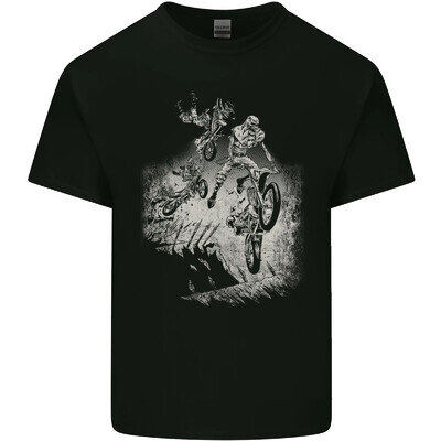 Motocross Death Ride Dirt Bike Mens Light Cotton T-Shirt