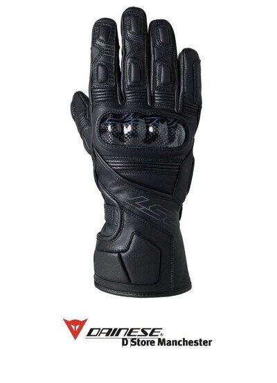 RST Fulcrum Black Waterproof Leather Sport Touring Urban Motorcycle Gloves XS