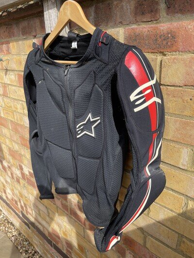 Alpinestars Bionic Plus MX Armoured Jacket Black Red White