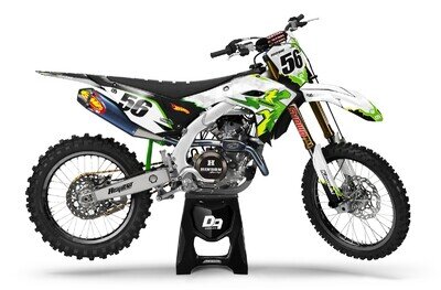 Kawasaki Motocross MX Graphics Decal Sticker Kit Kova | KX KXF KLX All Models