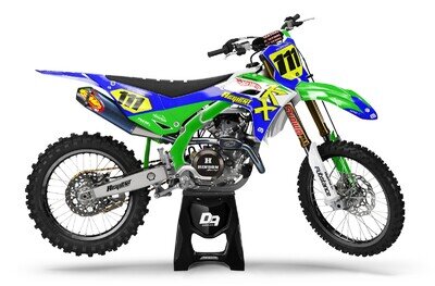 Kawasaki Motocross MX Graphics Decal Sticker Kit Rivo | KX KXF KLX All Models