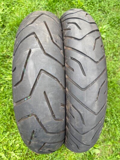pair of motorcycle tyres BRIDGESTONE Battlax Adventure A41 150/70/17 & 120/70/19