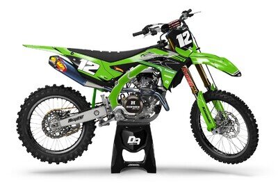 Kawasaki Motocross MX Graphics Decal Sticker Kit Nitro | KX KXF KLX All Models