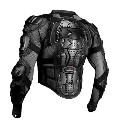 Motorcycle Body Armour Safety Jacket Motocross Motorbike Spine Elbow Protector