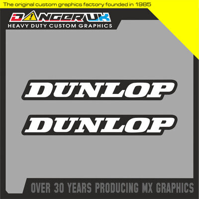 MOTOCROSS MX STICKERS DECALS GRAPHICS FENDERS FORKS DUNLOP
