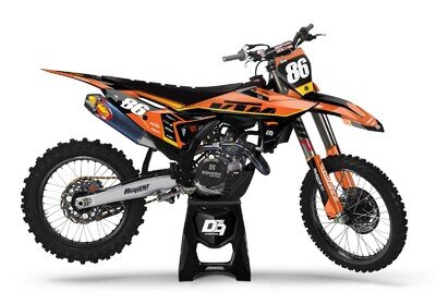 KTM Motocross MX Graphics Decal Sticker Kit Ravage|SX XC XCF EXC EXCF All Models