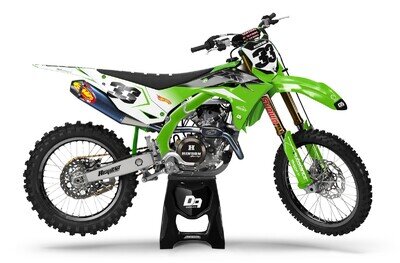 Kawasaki Motocross MX Graphics Decal Sticker Kit Wild | KX KXF KLX All Models