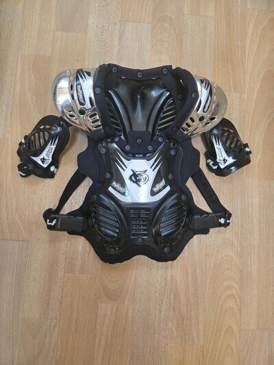 Wulfsport Motocross Body Armour Boys Girls Age 5 6 7 Chest Back Protector
