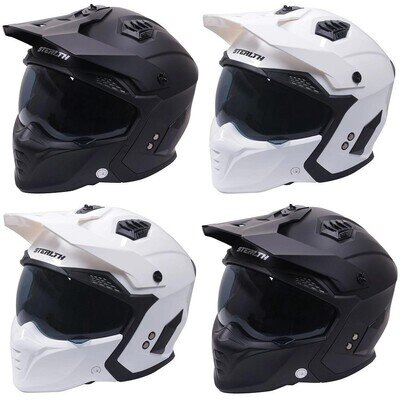 Stealth Fighter Off Road Motorcycle Helmet Trial Motorbike Adventure With Mask