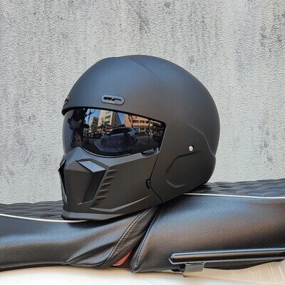Retro Motorcycle Helmet ABS Lightweight Full Coverage Racing Motorbike Helmets