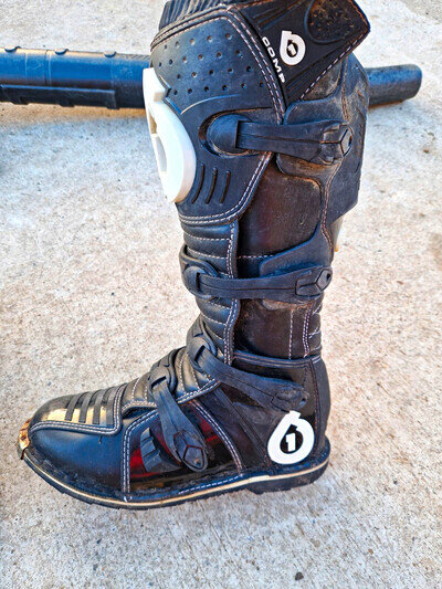 Six Six One Comp Mx Boots Size 10uk Enduro