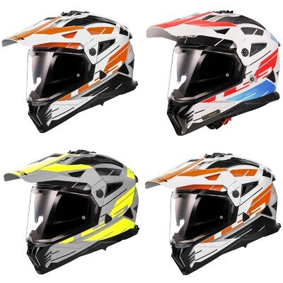LS2 MX702 Pioneer II Namib Adventure Helmet Motorcycle Trials Dual Sport Lid