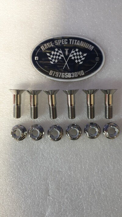 UNIVERSAL MX MOTOCROSS TITANIUM SPROCKET BOLTS + NUTS ORDER QTY AS REQUIRED