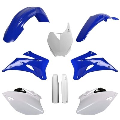 Polisport Yamaha Plastic Kit YZF 250 450 2006 2007 OEM Blue White Motocross