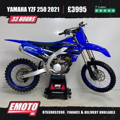 YAMAHA YZF 250 2021 Motocross Bike 250cc 33 Hrs @EmotoUK - Finance Available