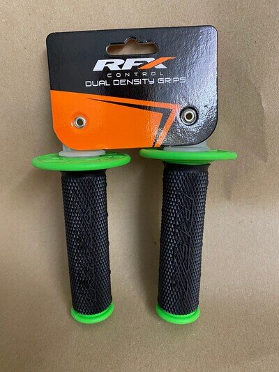 RFX PRO DUAL COMPOUND MX GRIPS BLACK / GREEN MOTOCROSS MX #2