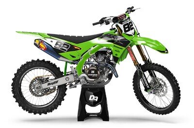 Kawasaki Motocross MX Graphics Decal Sticker Kit Zeltor | KX KXF KLX All Models