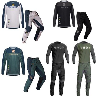 2026 Men's Motocross Gear Set For MX Enduro Dirt Kit Motorcycle Jersey & Pants
