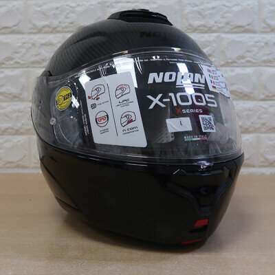 Nolan X-1005 Ultra Carbon Puro Flip Up Motorcycle Helmet - Carbon Fibre - L : 60