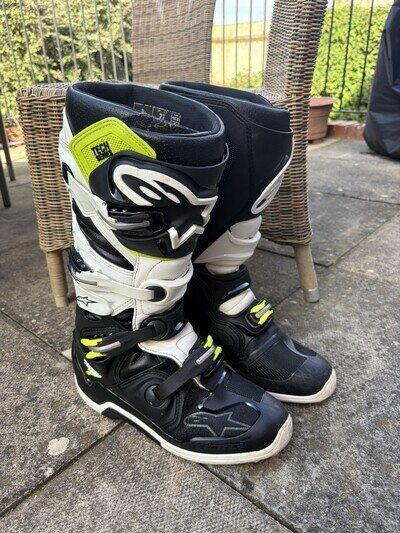 Alpinestars Tech 7 Motocross Boots - UK 10 - Good Condition