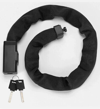 Bycicles Heavy Duty Lock and Chain Set with Key Outdoor Bike Locks