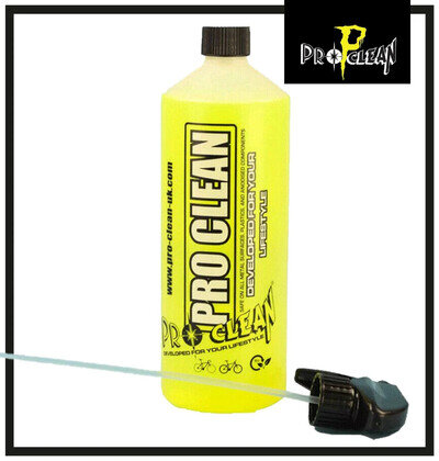 Pro Clean Motorcycle Motocross Cleaner 2 X 1L Litre Bottle With Spray Trigger