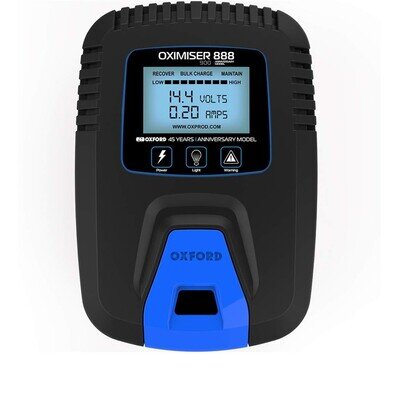Oxford Oximiser 900 EL572 12V Motorcycle Battery Charger 30Ah UK 888 Edition