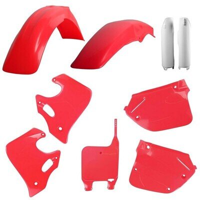 HONDA PLASTIC KIT CR 125 1993 - 1994 CR 250 1992 - 1994 OEM Red Motocross 91328