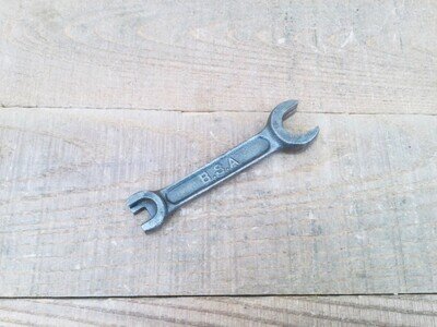 Vintage BSA Motorcycle Automotive Tool Kit Spanner Tool Roll Spanner