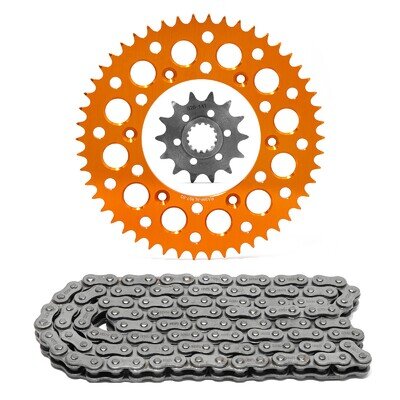 14T 50 T 520 Non O-Ring Sprocket Chain Kit for KTM EXC-F SX MX Motocross Orange