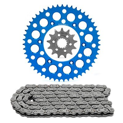 13T 51T Rear Blue Sprocket Chain Kit 520 Pitch for KTM SX Motocross EXC XC-F XC
