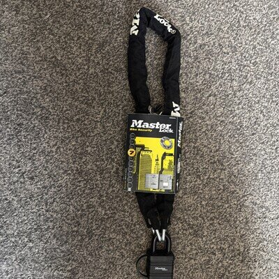Bike Chain Lock with key Padlock 90cm Chain master lock 8390EURDPRO