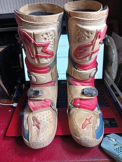 ALPINESTARS T 6 Youth Kids Motocross MX Motor Cross Boots. UK 5 - EU 39
