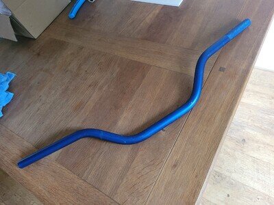 Original "Renthal" thick wall straight motocross handlebars