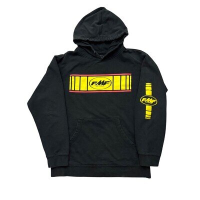 FMF Racing So Cal Black Graphic Hoodie Motocross Sweatshirt Sz M