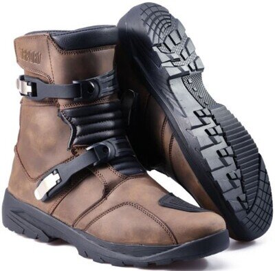 Fusport Gibson Adventure Motorcycle Boots - Brown