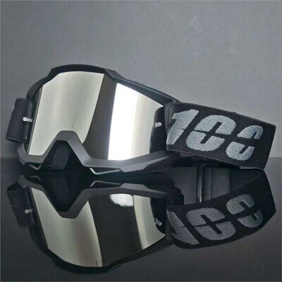 100% STRATA 2 MOTOCROSS MX GOGGLES enduro bike 100 PERCENT MIRROR / CLEAR