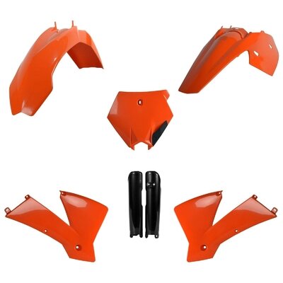 KTM Plastic Kit SX 2003 - 2004 SX 125 525 EXC 04 ONLY Orange Polisport Motocross
