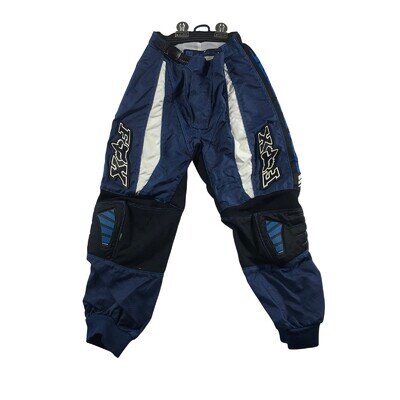 Fox Racing 180 Youth Motocross Pants Blue Black White Size 24 8 Waterproof