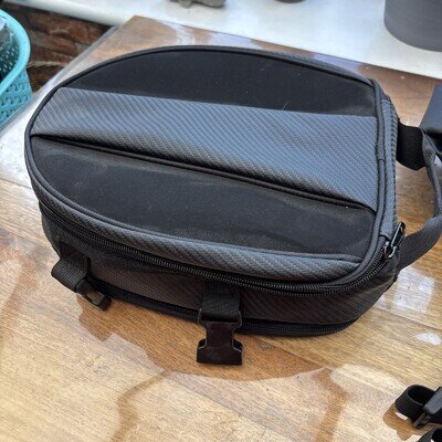 Motorcycle Backpack, Waterproof Helmet Backpack, seat motorBike Bag & straps