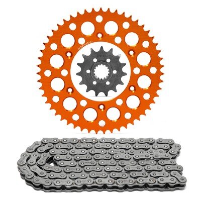 51 T 15T 520 Pitch Chain Sprocket Kit for KTM SX-F EXC-F SX Motocross SMR Orange
