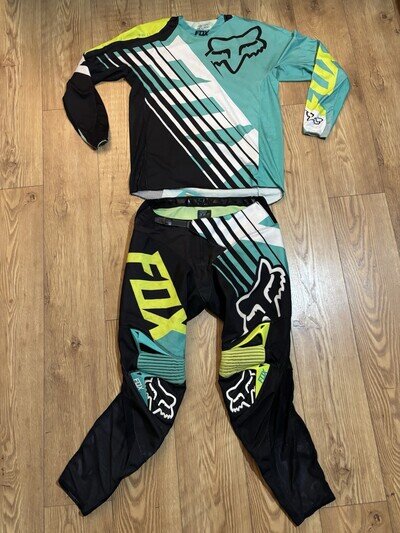 FOX RACING 360 Adult Motocross MX Motor Cross Kit Pants Jersey - 36”- LARGE