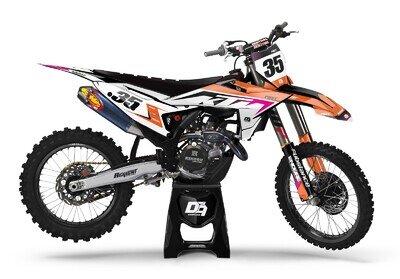 KTM Motocross MX Graphics Decal Sticker Kit Volt | SX XC XCF EXC EXCF All Models