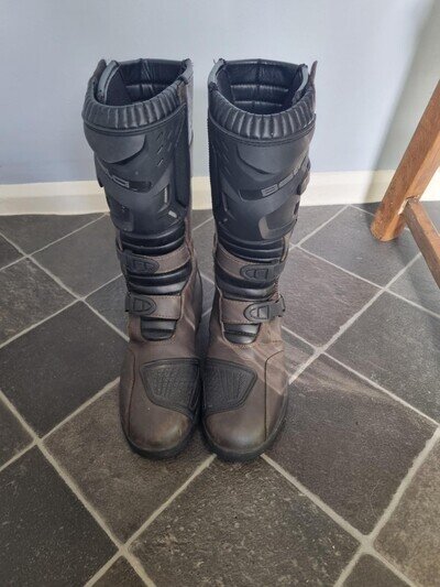 BELA Men's Adventure Motorcycle Boots Enduro MX Motorbike Boots CE-Approved