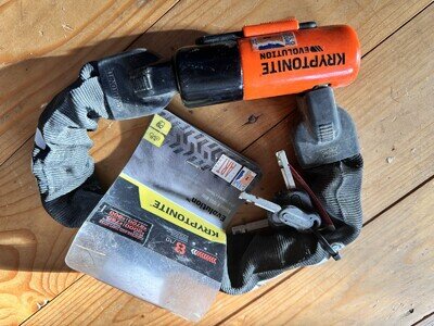 Kryptonite Bike Lock Evolution 1055 MINI Integrated Chain 21" (10mm x 55cm)