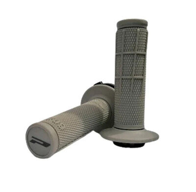 PROGRIP LOCK ON 709 GREY MX HANDLEBAR MOTOCROSS GRIPS