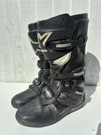 Alpinestars Tech 3 Motocross MX Black Boots Off Road Size UK 10 US 11 EU 45.5