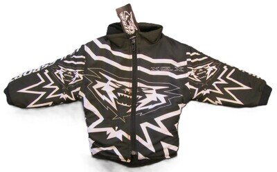 Kids motorbike motocross jacket Wulfsport Xcel black size 24 age 2-3 *NEW OTHER*