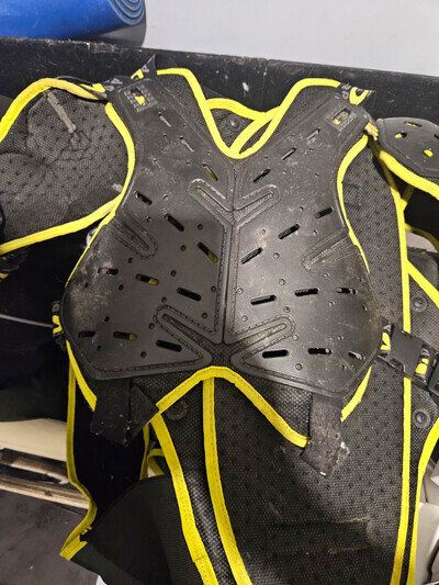 Acerbis Koerta Naked Motocross Body Armour Chest Protector Black Yellow L/XL