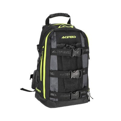 Acerbis SHADOW Backpack 2.0 38L in Black Yellow MX Travel Rucksack Outdoor Work